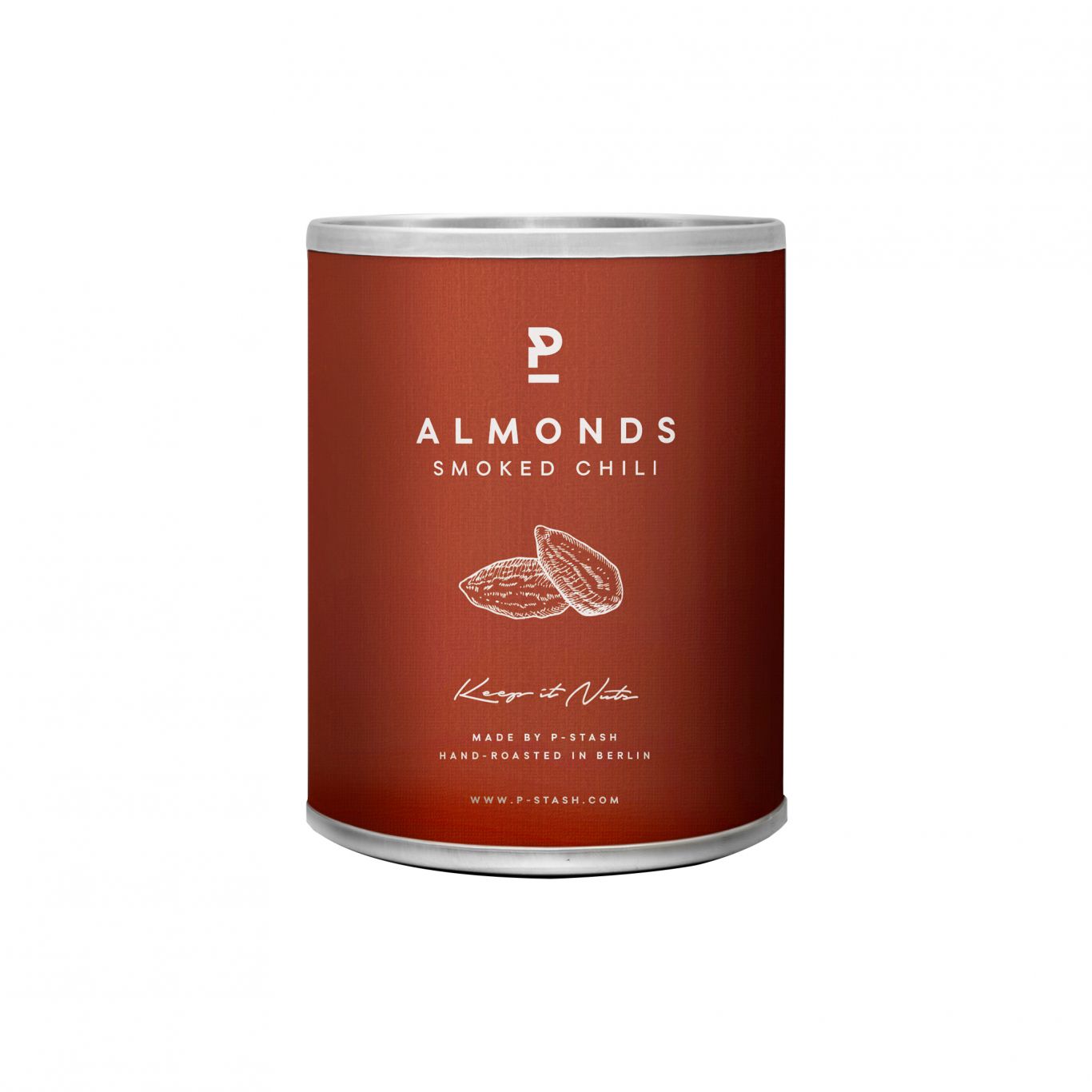 Handgeröstete Mandeln mit Chili-Rauchwürzung 60g