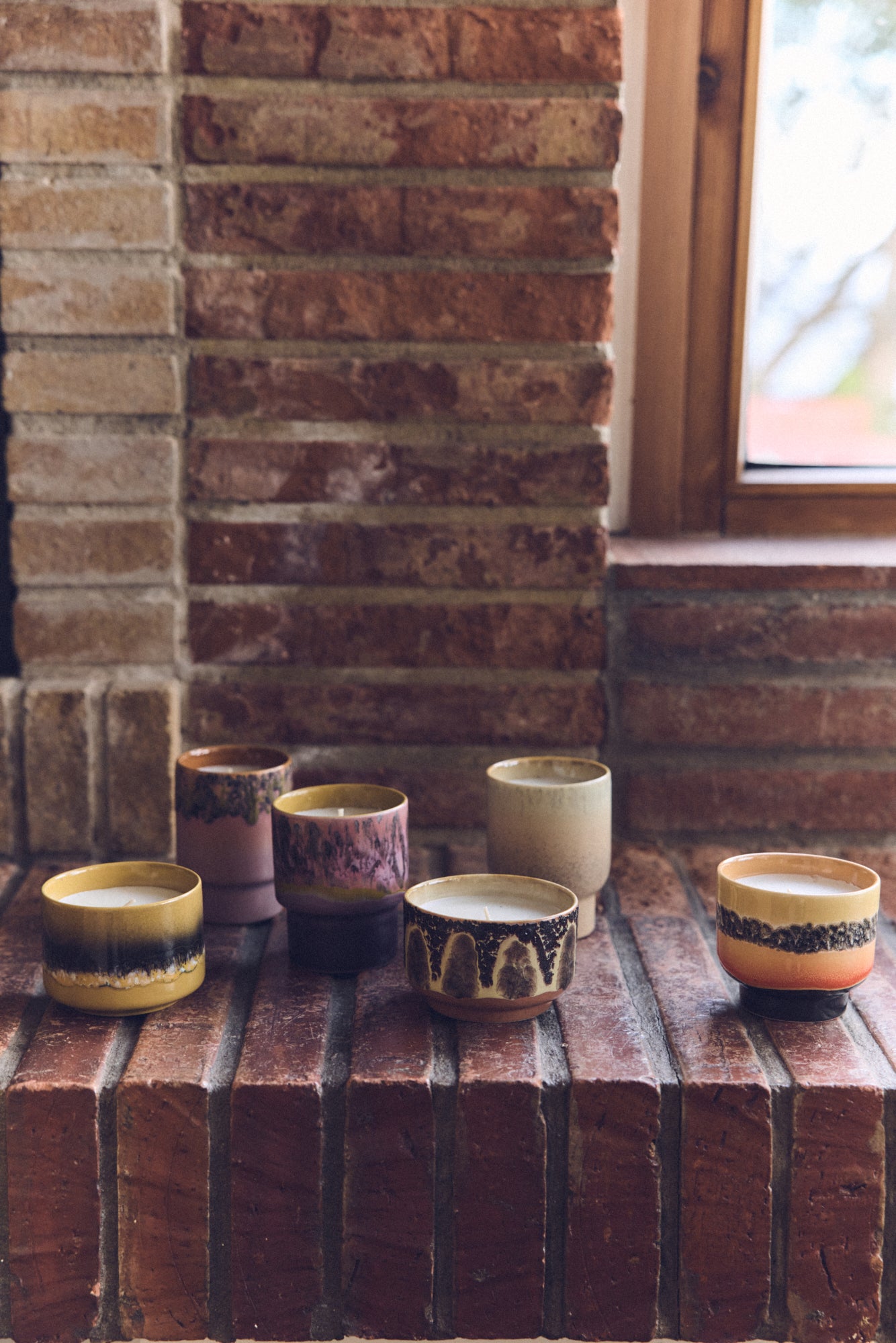 HKliving 70s Ceramics: Duftkerze "Tulum" small