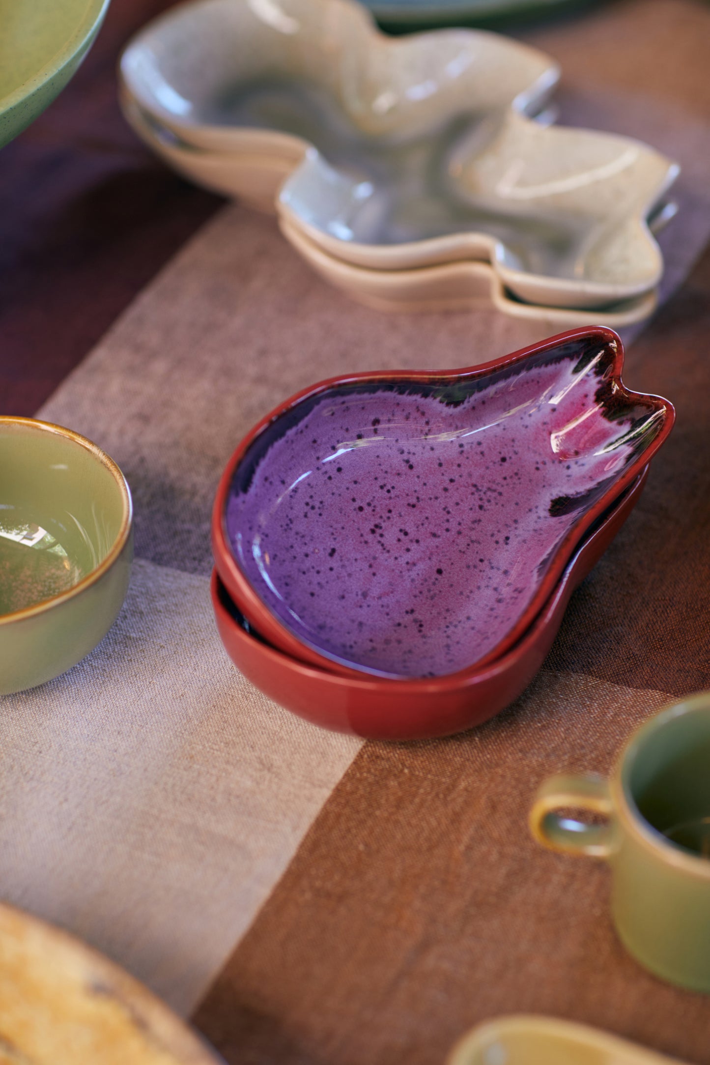 HKliving 70s Ceramics: Tapas Schale Dragonfruit