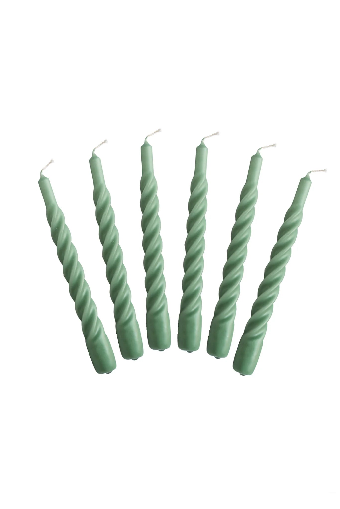 Kerze Twist "Matt Sage" 20cm