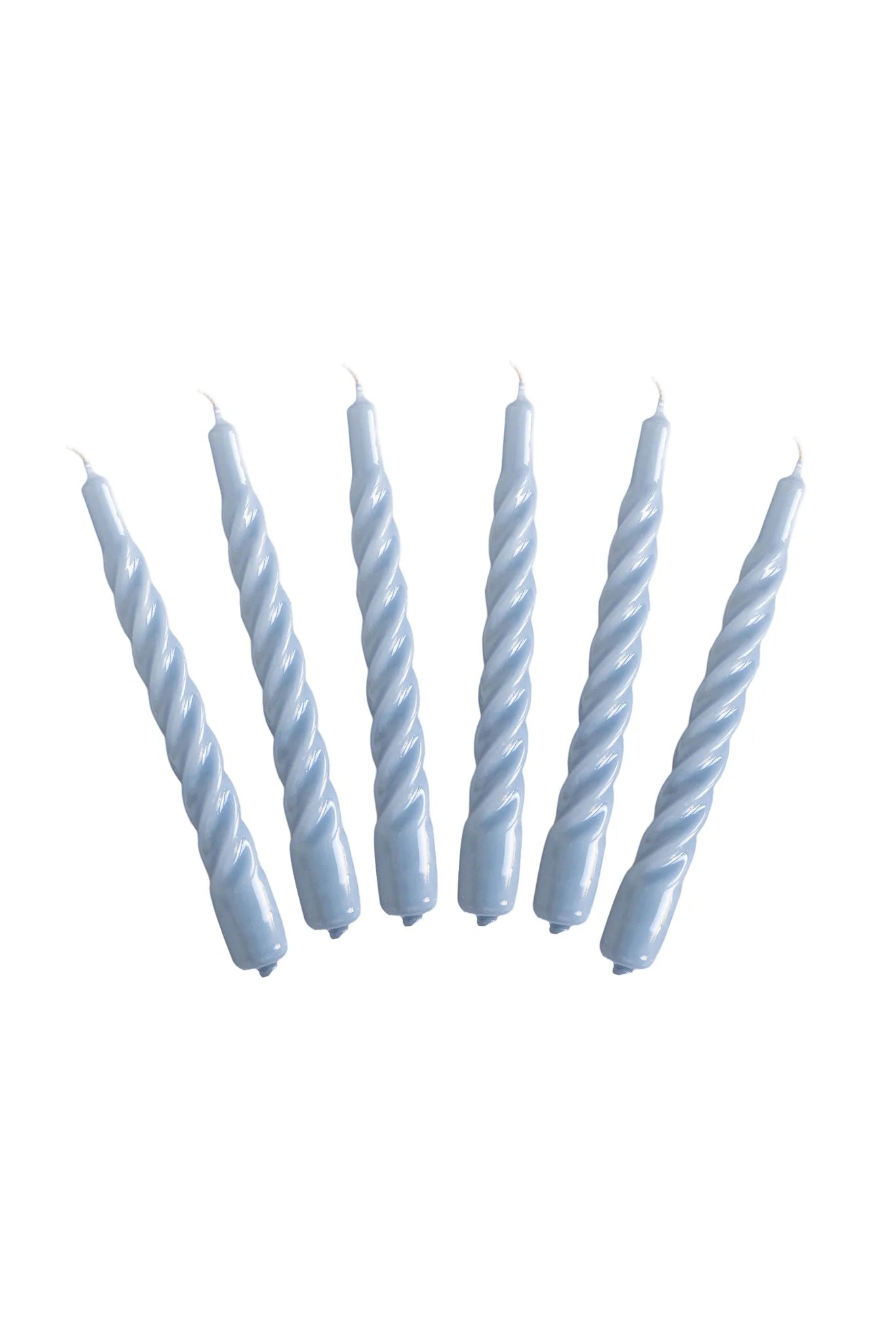 Kerze Twist "Dusty Blue" 20cm