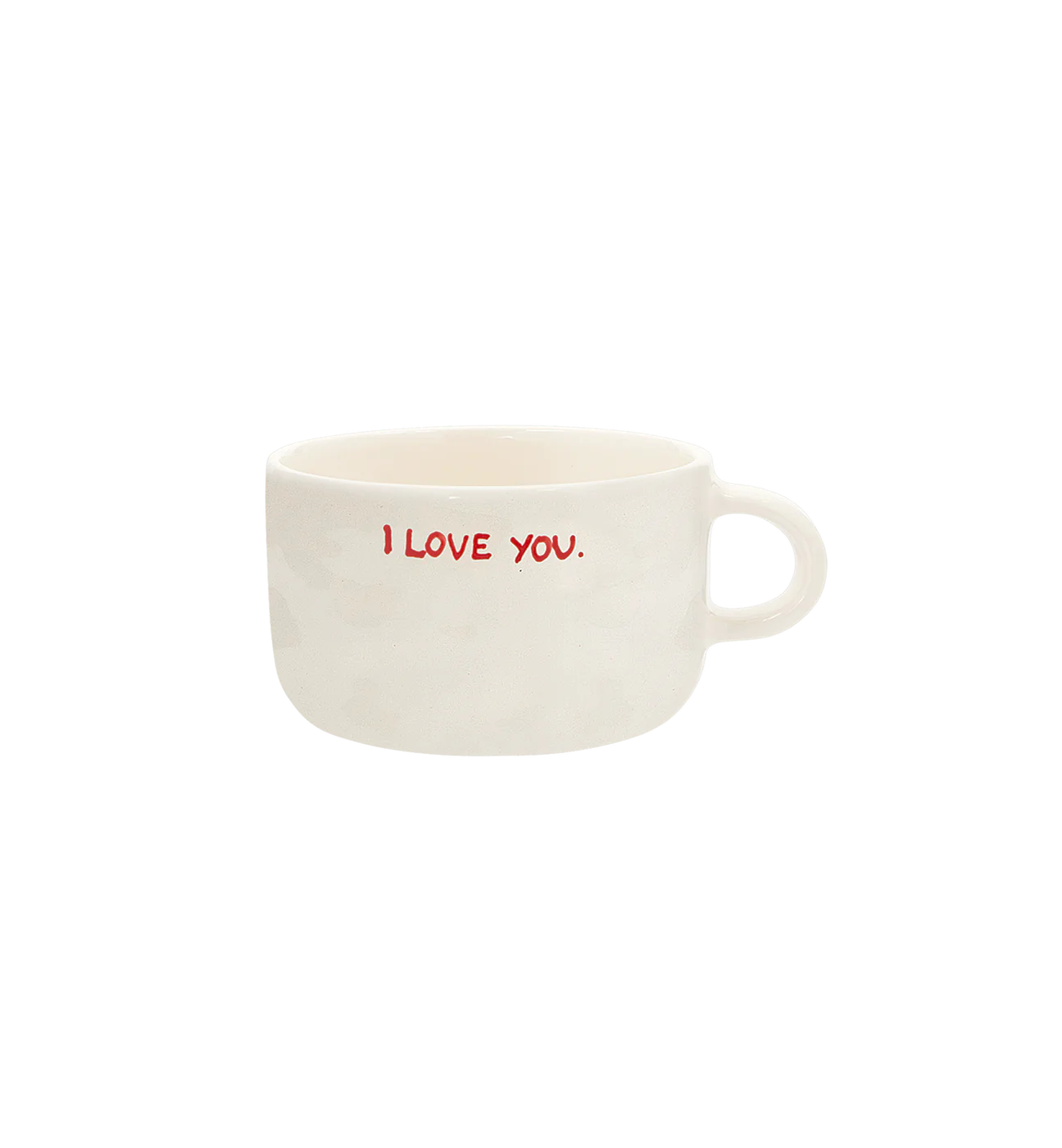 Cappuccino Tasse "I love you"