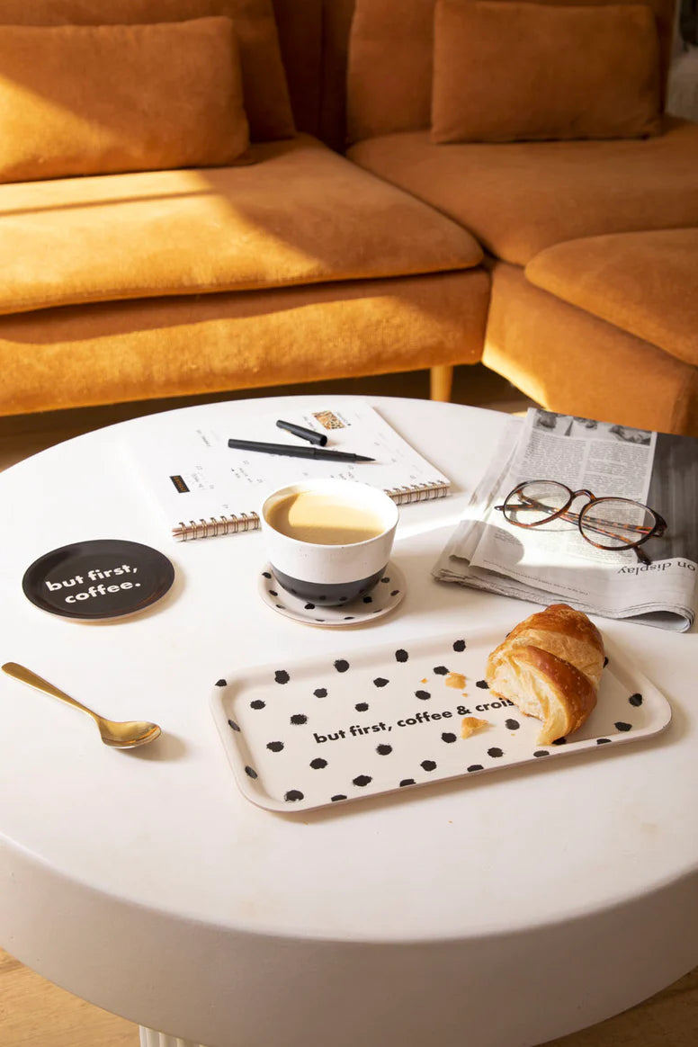 Coasters "But first coffee" (2er Set)