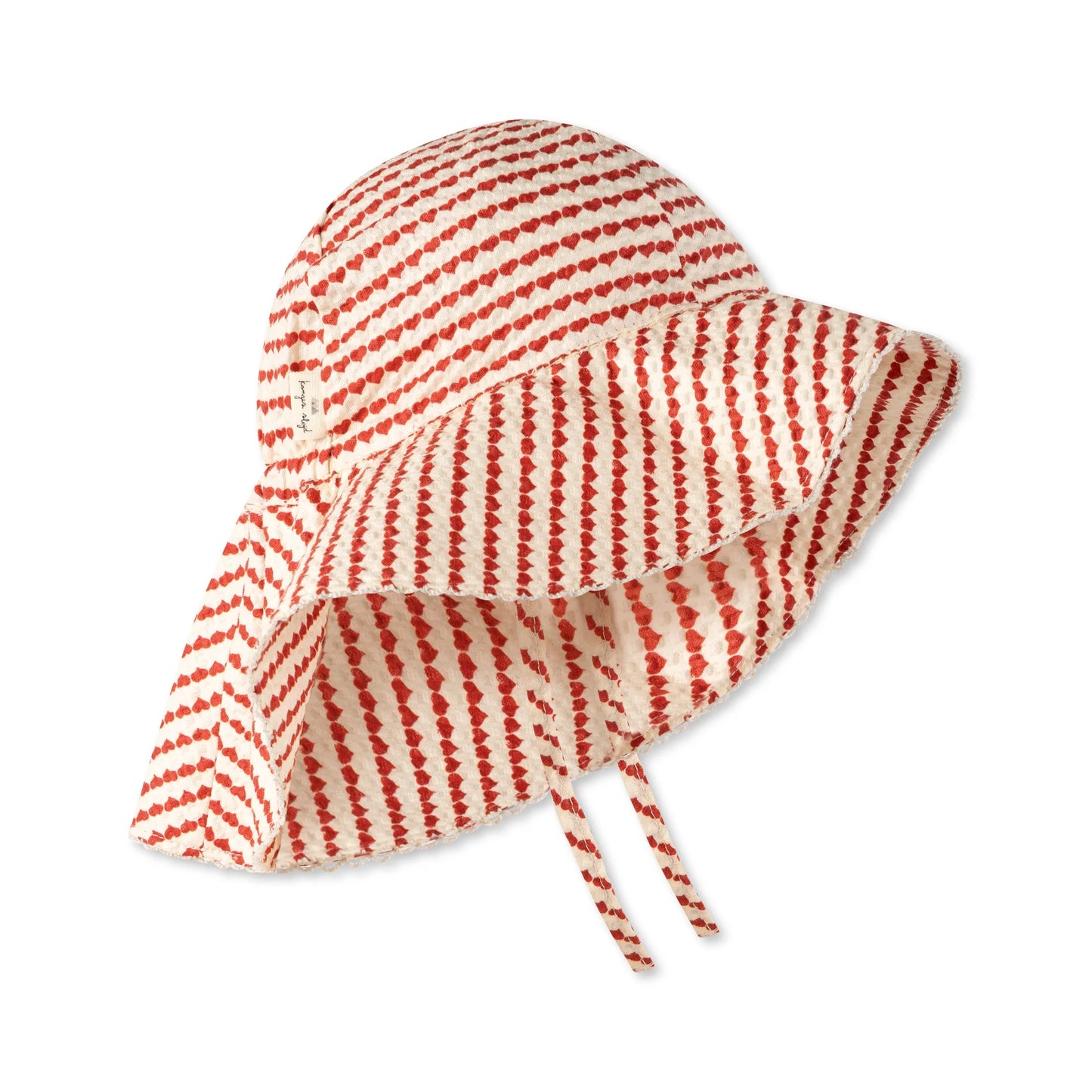 Konges Sløjd – Sonnenhut ‚MILLI FRILL SUMMER HAT – HEART ON A STRING‘