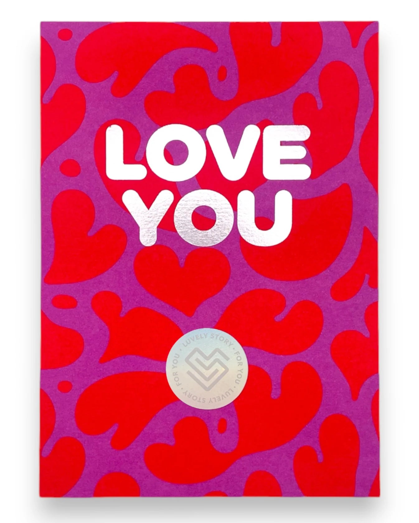 Klappkarte mit individueller Botschaft - Love you