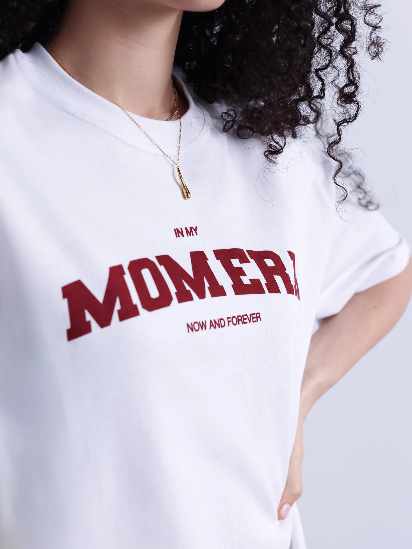 Mom Era Shirt (burgundy) Famvibes