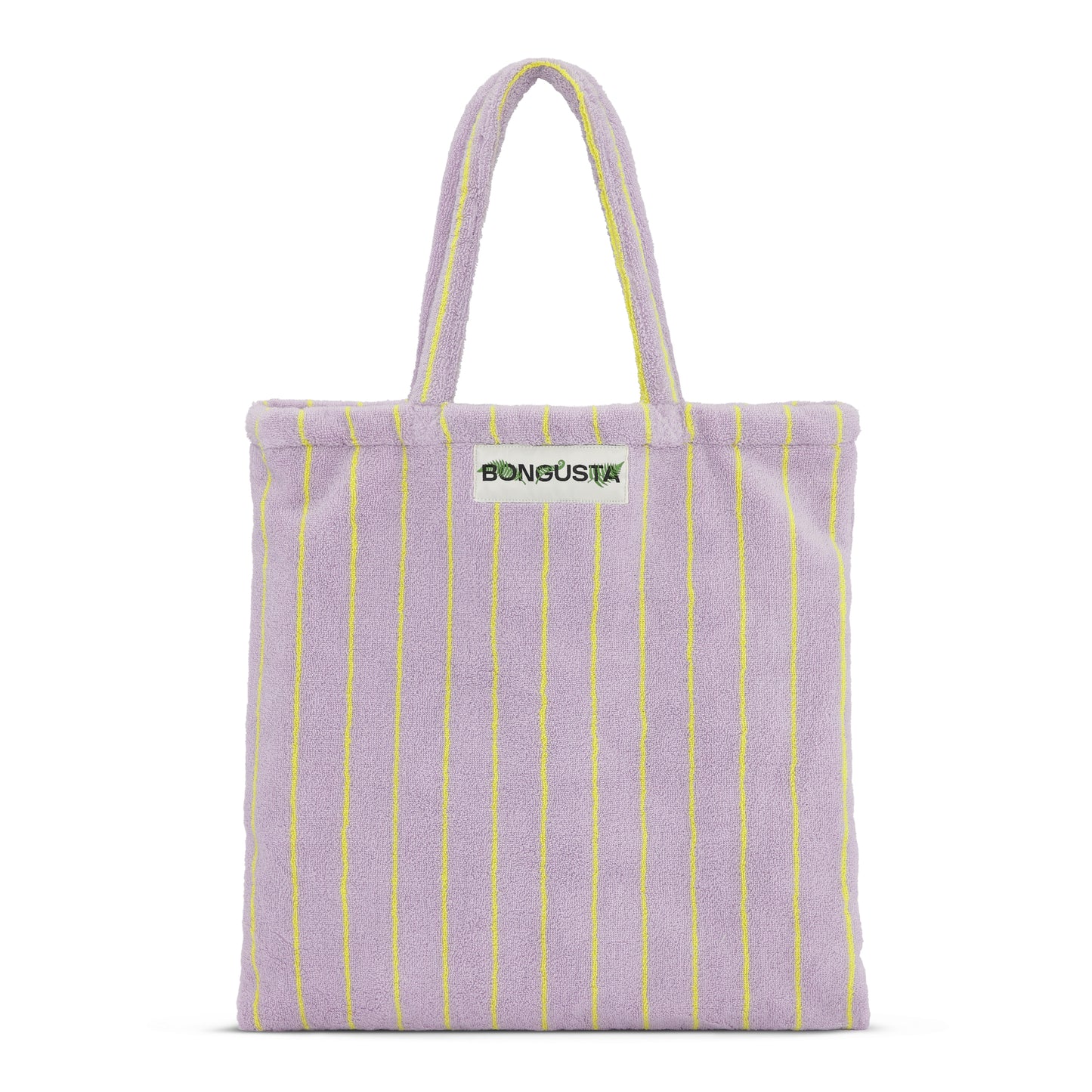 Tasche Naram gestreift (lilac & neon yellow)