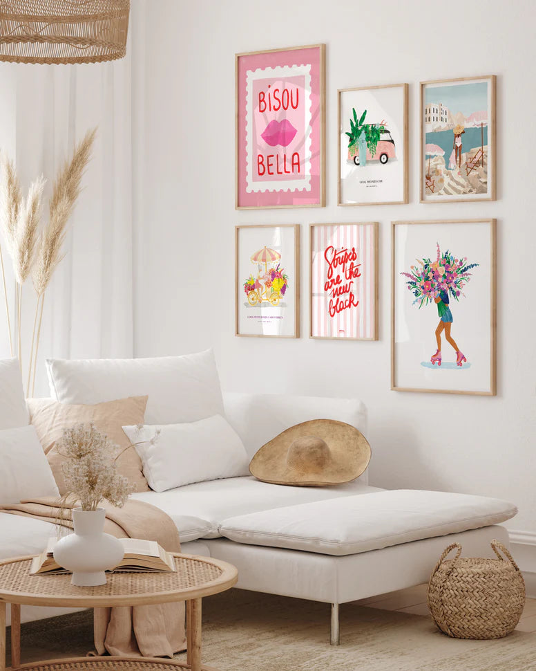 Poster "Bisous Bella" (18 x 24cm)