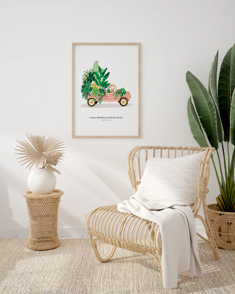 Poster "Mehari With Plants" (18 x 24cm)