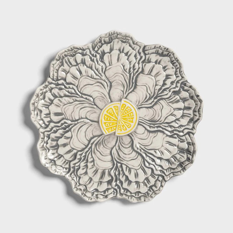 &Klevering - Servierteller "Austern" | 23cm Keramik