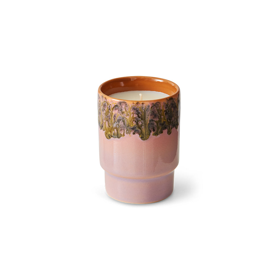 HKliving 70s Ceramics: Duftkerze "Miami" small