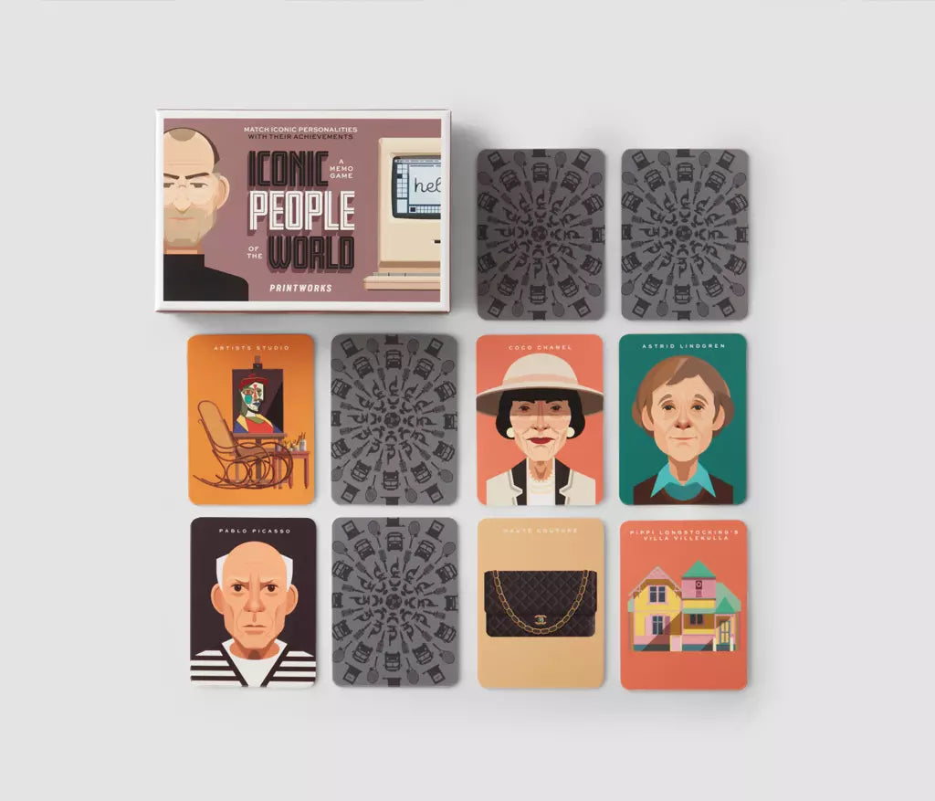 Printworks - Memospiel - Iconic People