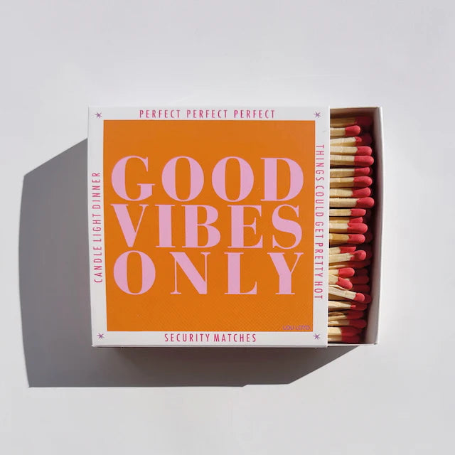 Streichhölzer "Good Vibes Only"