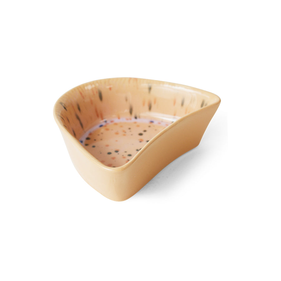 HKliving 70s Ceramics: Tapas Schale Speckled