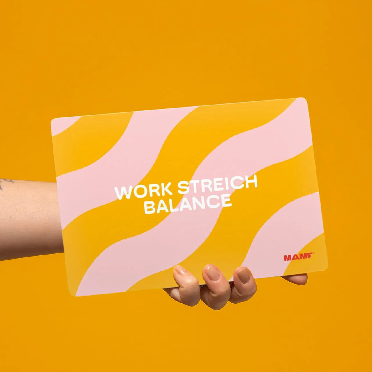 Frühstücksbrettchen MAMF "Work Streich Balance"