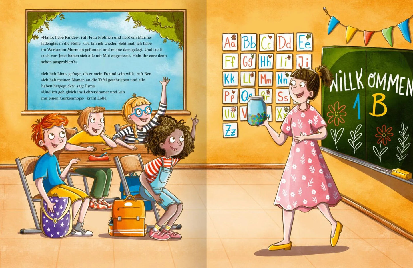 Mutmurmeln für den ersten Schultag