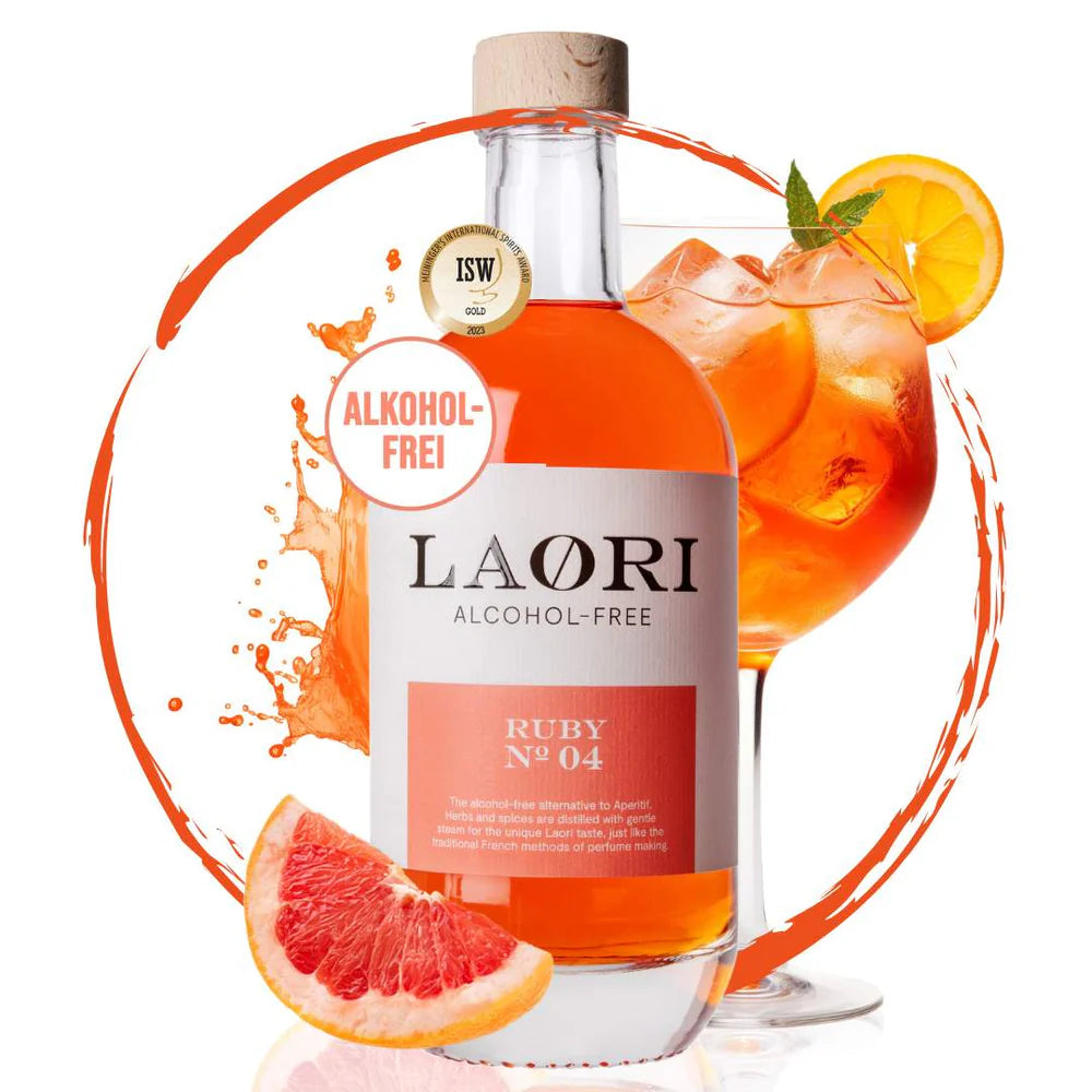 Laori Ruby No 04 für Italian Spritz (alkoholfreier Wein-Aperitif / 0,5 I)