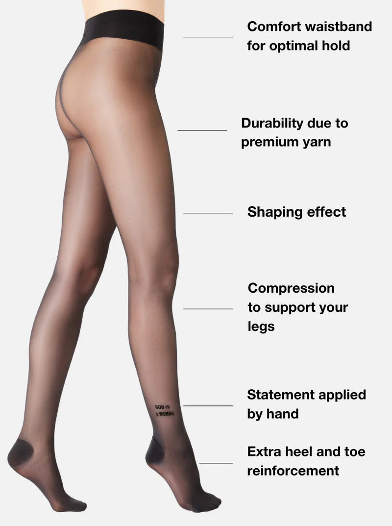 Statement Strumpfhose "Troublemaker"