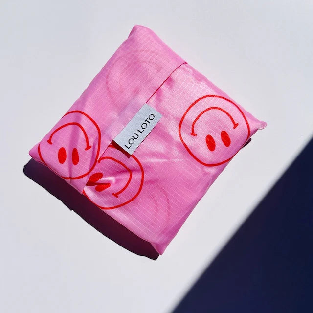 Shopping Bag "Smiley Pink"