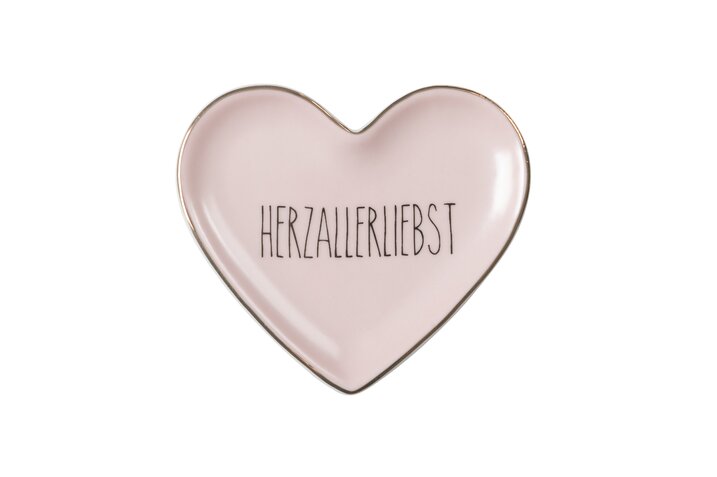 Glasteller "Herzallerliebst"