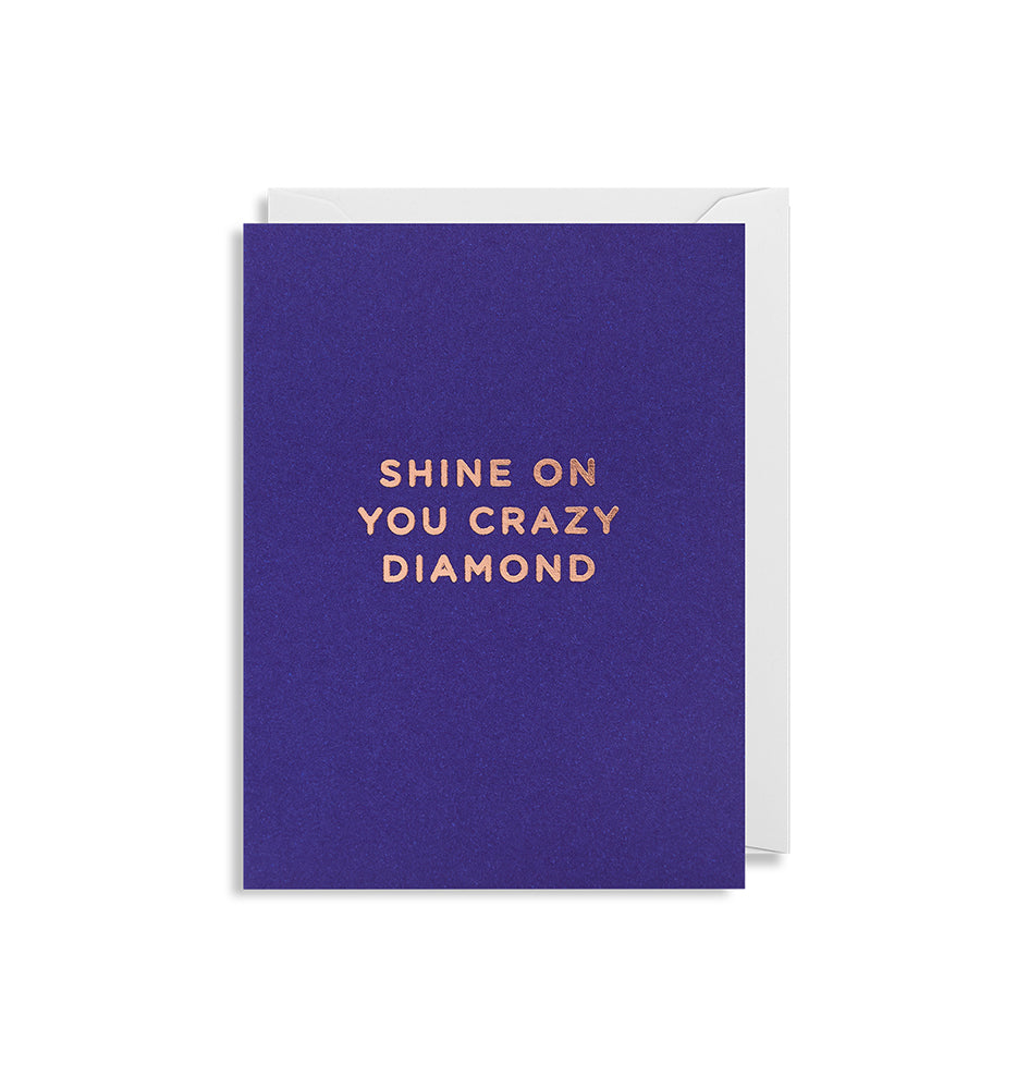 Klappkarte Mini Shine On You Crazy Diamond