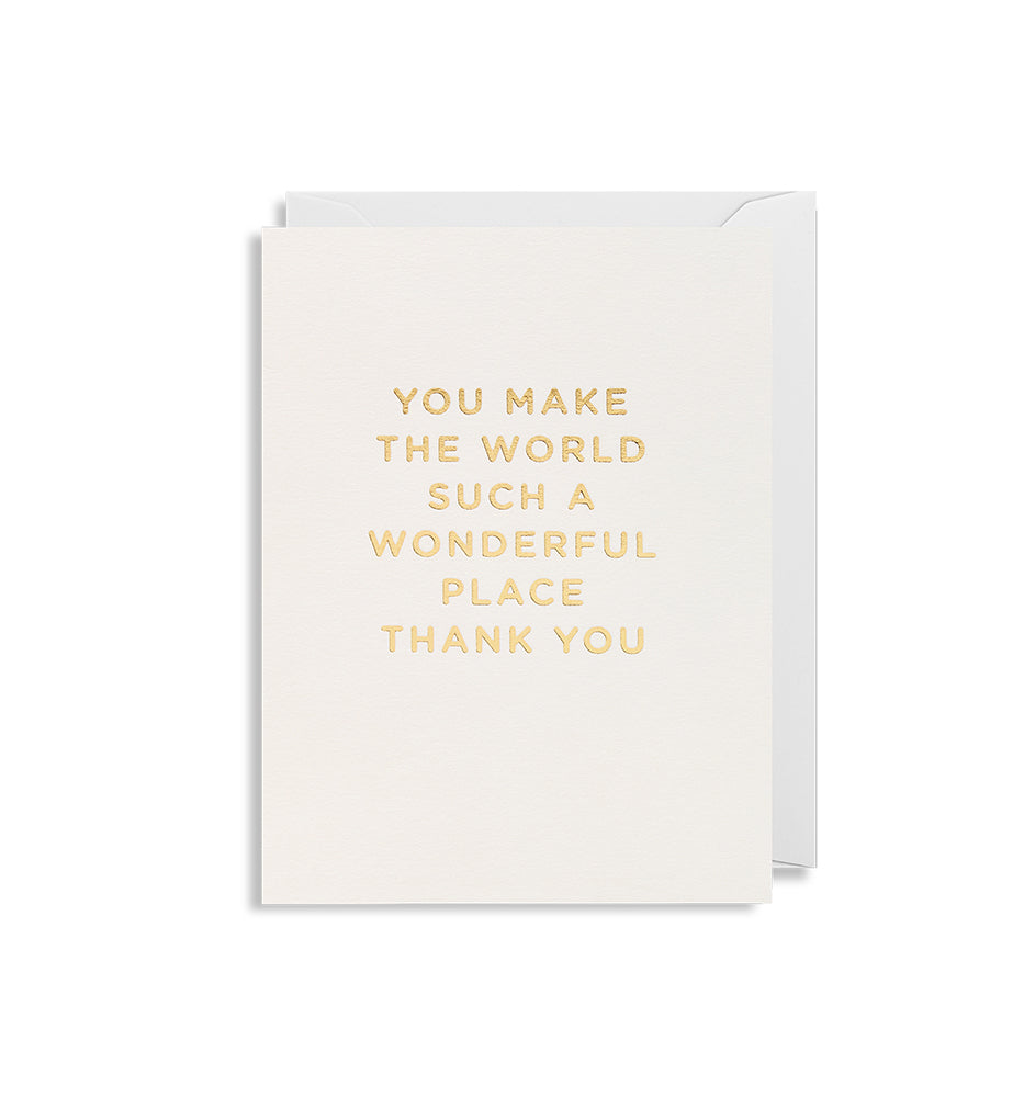 Klappkarte Mini Wonderful Place