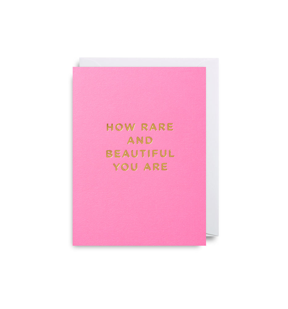 Klappkarte Mini Rare and Beautiful