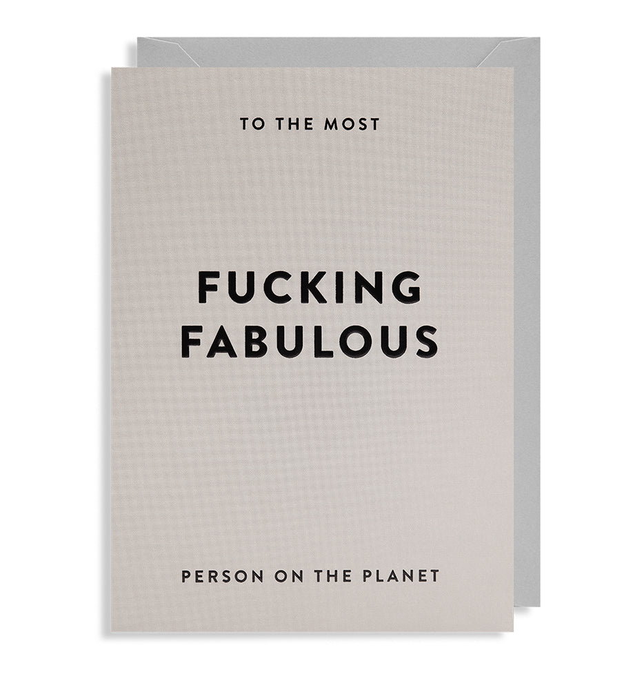 Klappkarte Fucking Fabulous