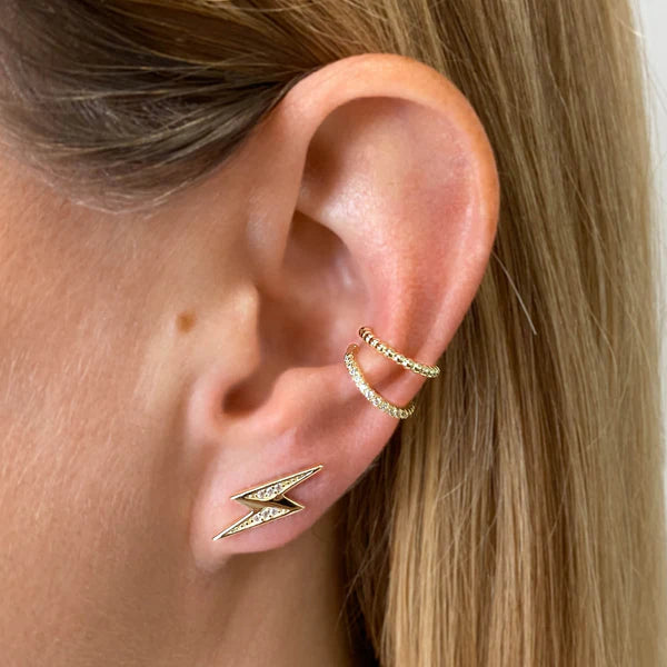 Ohrstecker Birmingham Gold - Atelier Brandlinger