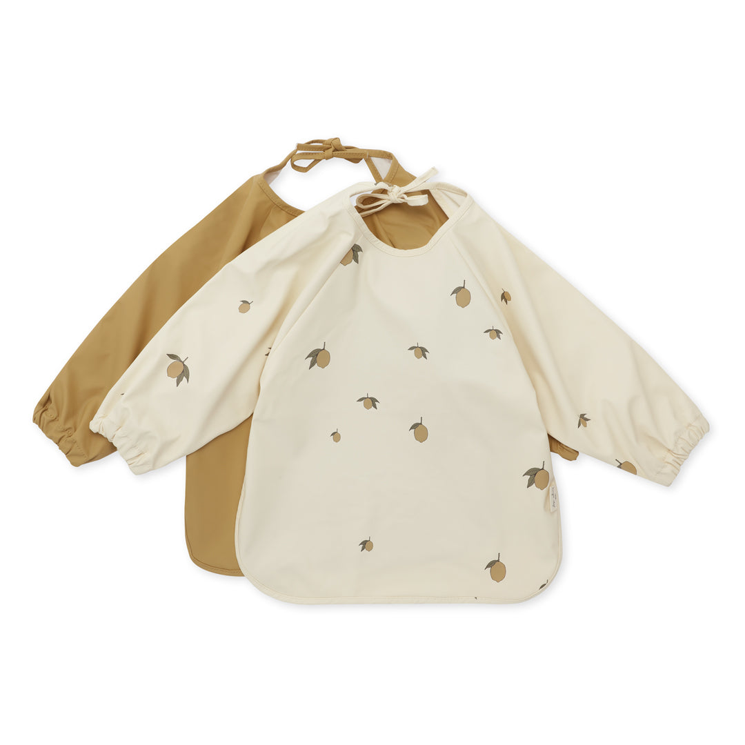 Lätzchen Lemon (langärmelig, 2er Pack)