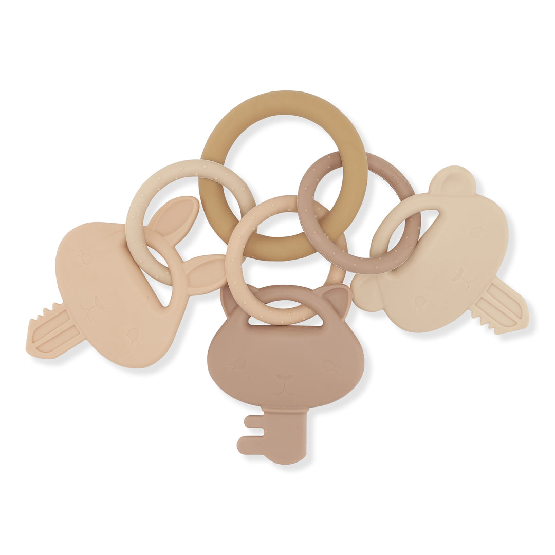 Beißring/Greifling "Keys" - Blush