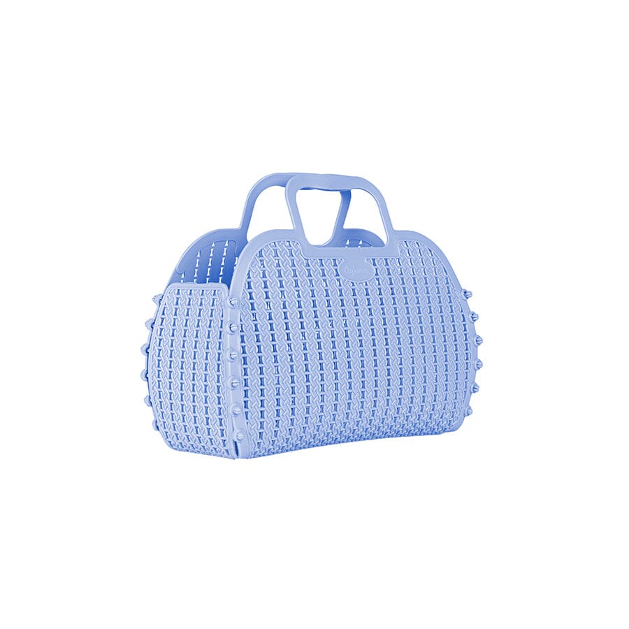 Korbtasche mini baby blue