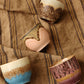 HKliving 70s Ceramics: Café Becher Lagoon (4er Set)