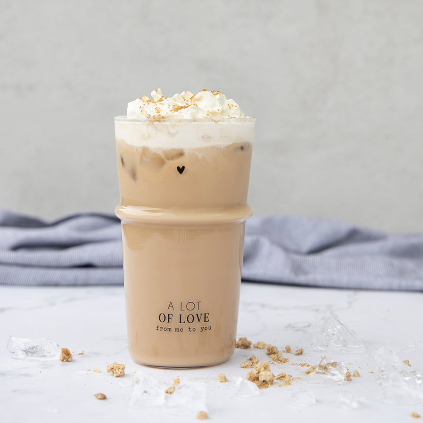 Bastion Collections Latte Glas "A lot of Love"