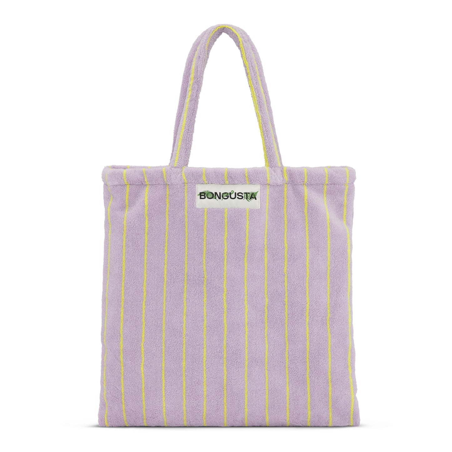 Tasche Naram gestreift (lilac & neon yellow)