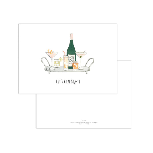 Postkarte - Celebration | Drinks