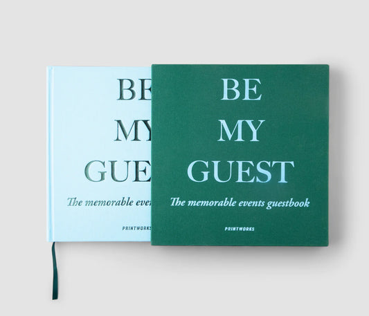Gästebuch - Be My Guest (Grün/Blau)