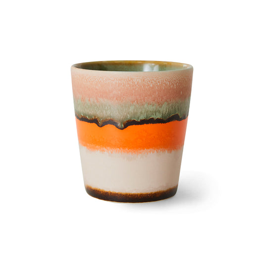 HKliving 70s Ceramics: Kaffee Becher Burst