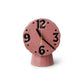 HKliving Retro Ceramic Standuhr Pink