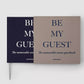 Gästebuch - Be My Guest (Grau/Navy)