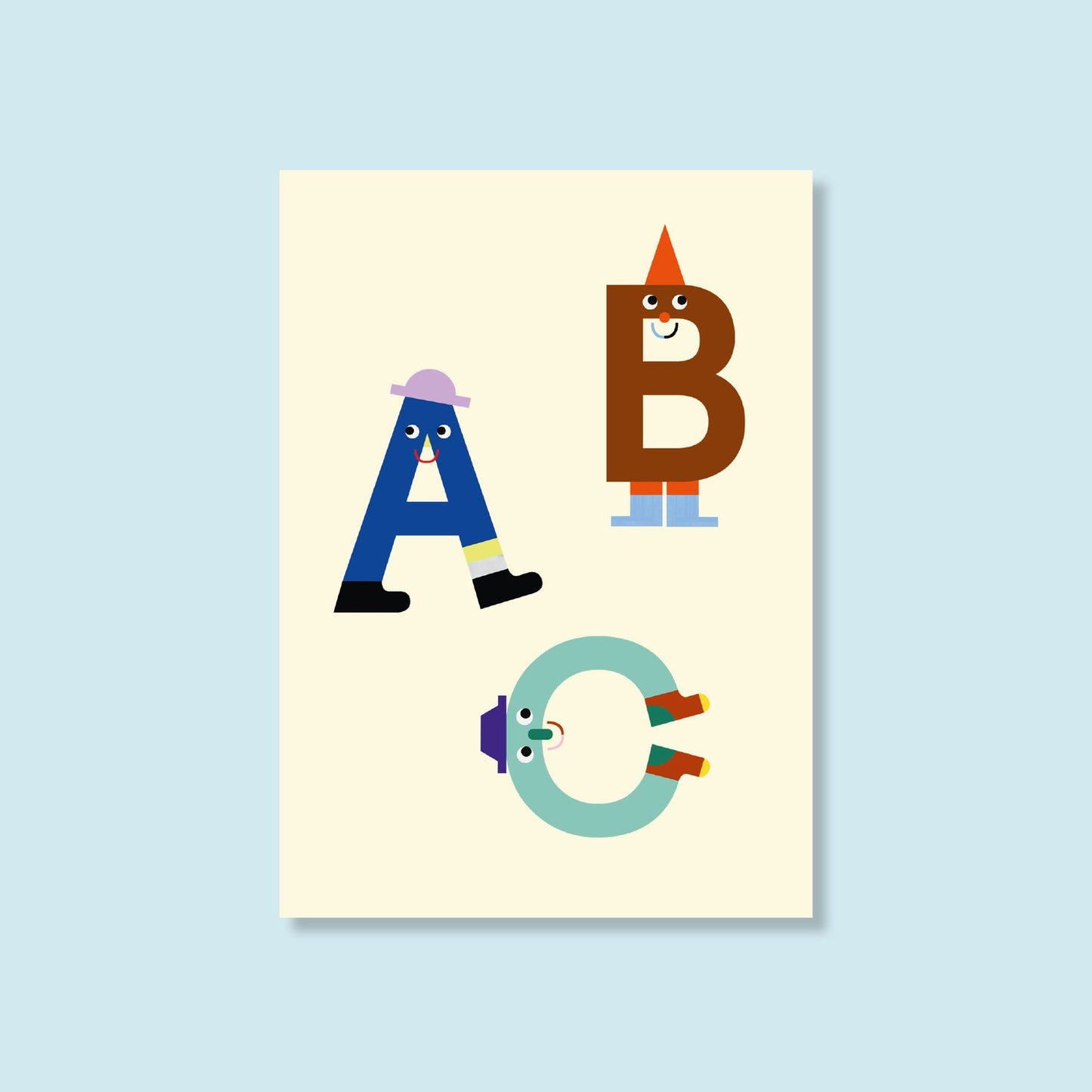 Postkarte "ABC"