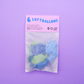 Schulkind Luftballon 6er Set | blau-Mix