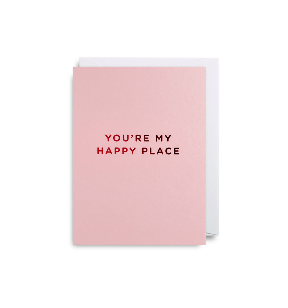 Klappkarte Mini Happy Place