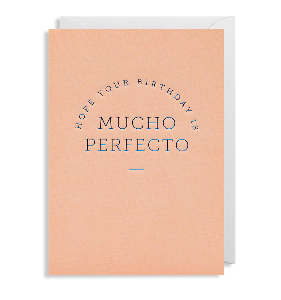 Klappkarte Mucho Perfecto