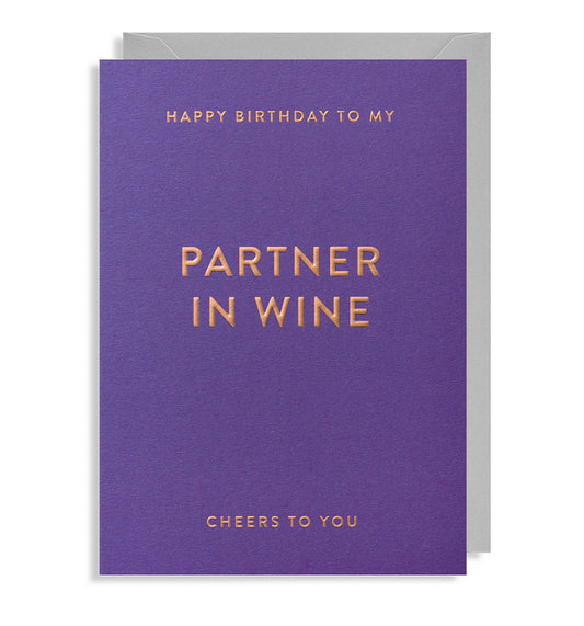 Klappkarte Partner In Wine