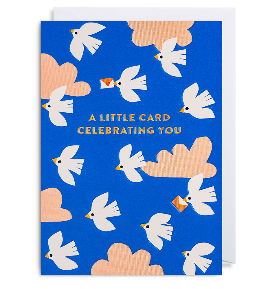 Klappkarte A Little Card Celebrating You